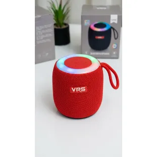 سماعة بلوتوث محمولة VRS VR-28 بإضاءة RGB وشحن Type-C ودعم USB وTF 